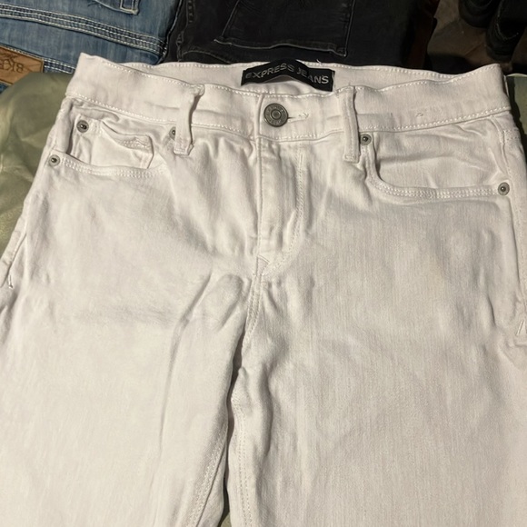 Express Jeans size 6 R women’s white skinny leg jeans - Picture 6 of 6